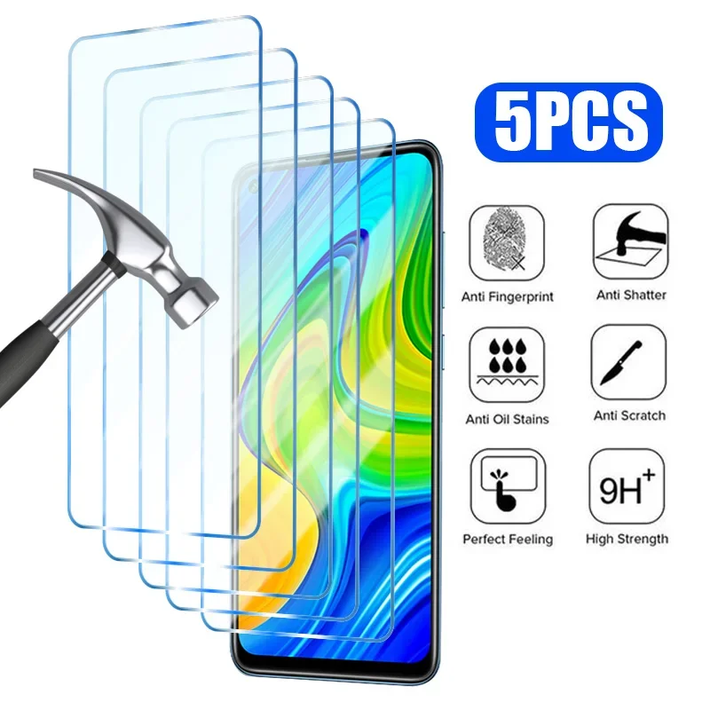 

Защитное стекло Sceeen для Redmi Note 12, 11, 10, 9, 8 Pro Plus, зеркальное закаленное стекло для Redmi 10C, 9C, 9A, Note 11S, 10S, 9T, 9S, 8T, стекло, 5 шт.
