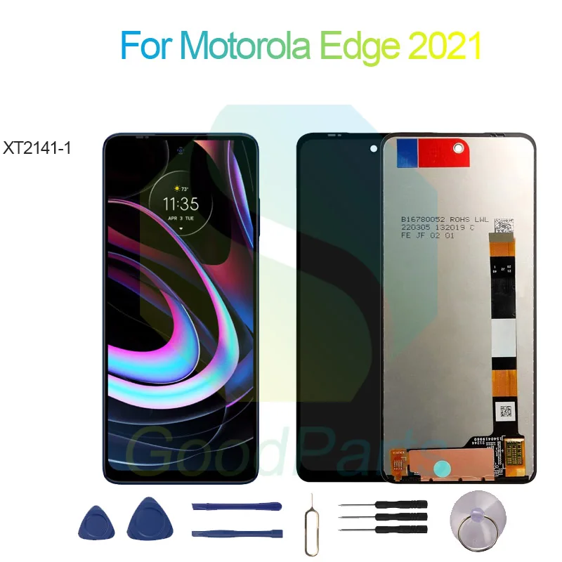 Per Motorola Edge 2021 Sostituzione Display Schermo 2460*1080 Xt2141-1 Per Moto Edge 2021 Lcd Touch Digitizer