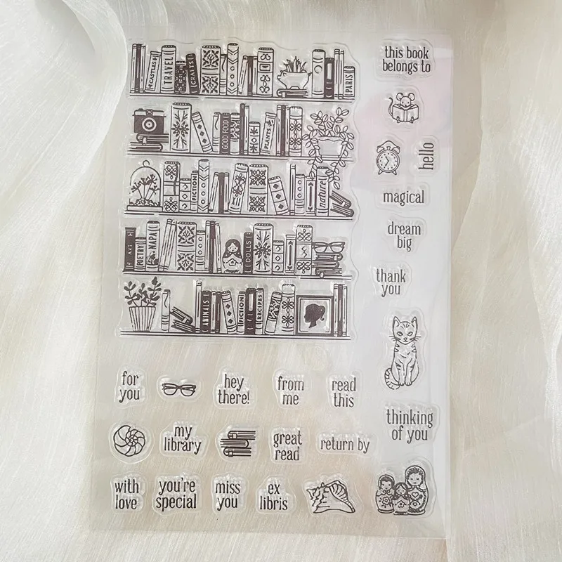 planner book english word Clear Stamp Transparent Silicone Stamp Seal Sheet For Scrapbooking Photo Album Decoration