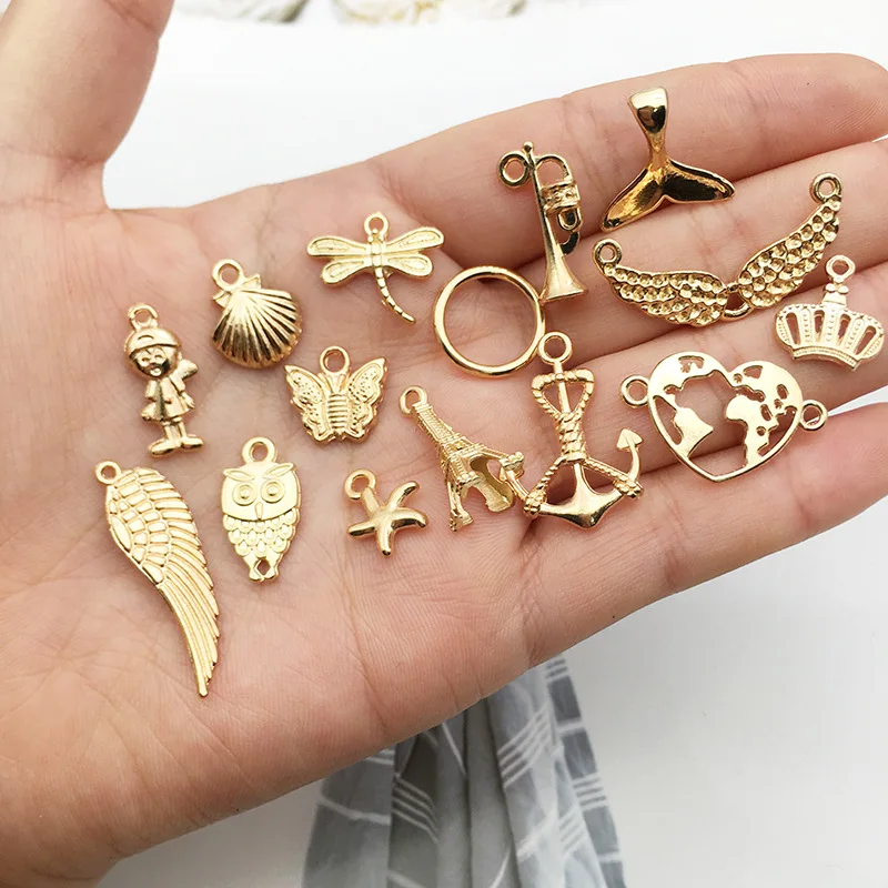 Mixed KC Vintage Alloy Charms For Jewelry Making Handmade DIY Bracelet  Earrings Necklace Pendant Jewelry Accessories - AliExpress