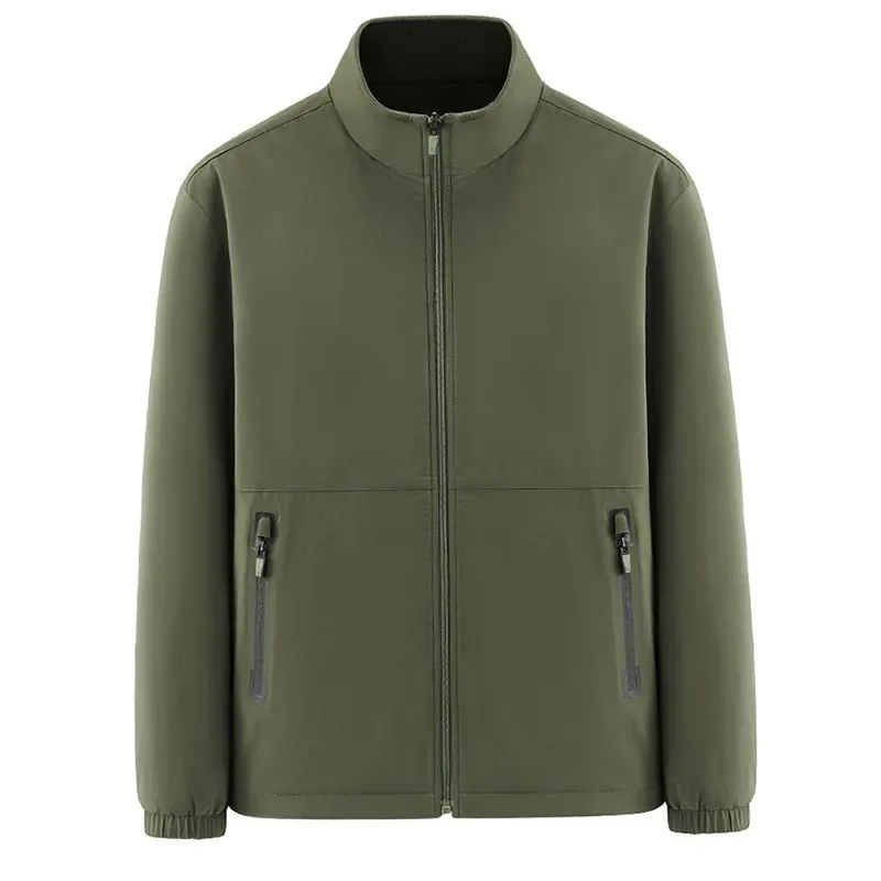 Winter Coat Man Fashion Casual Baseball Jacket Man Cold Retro Oversize Sport Withzipper Cardigan Windshield Sportsfor