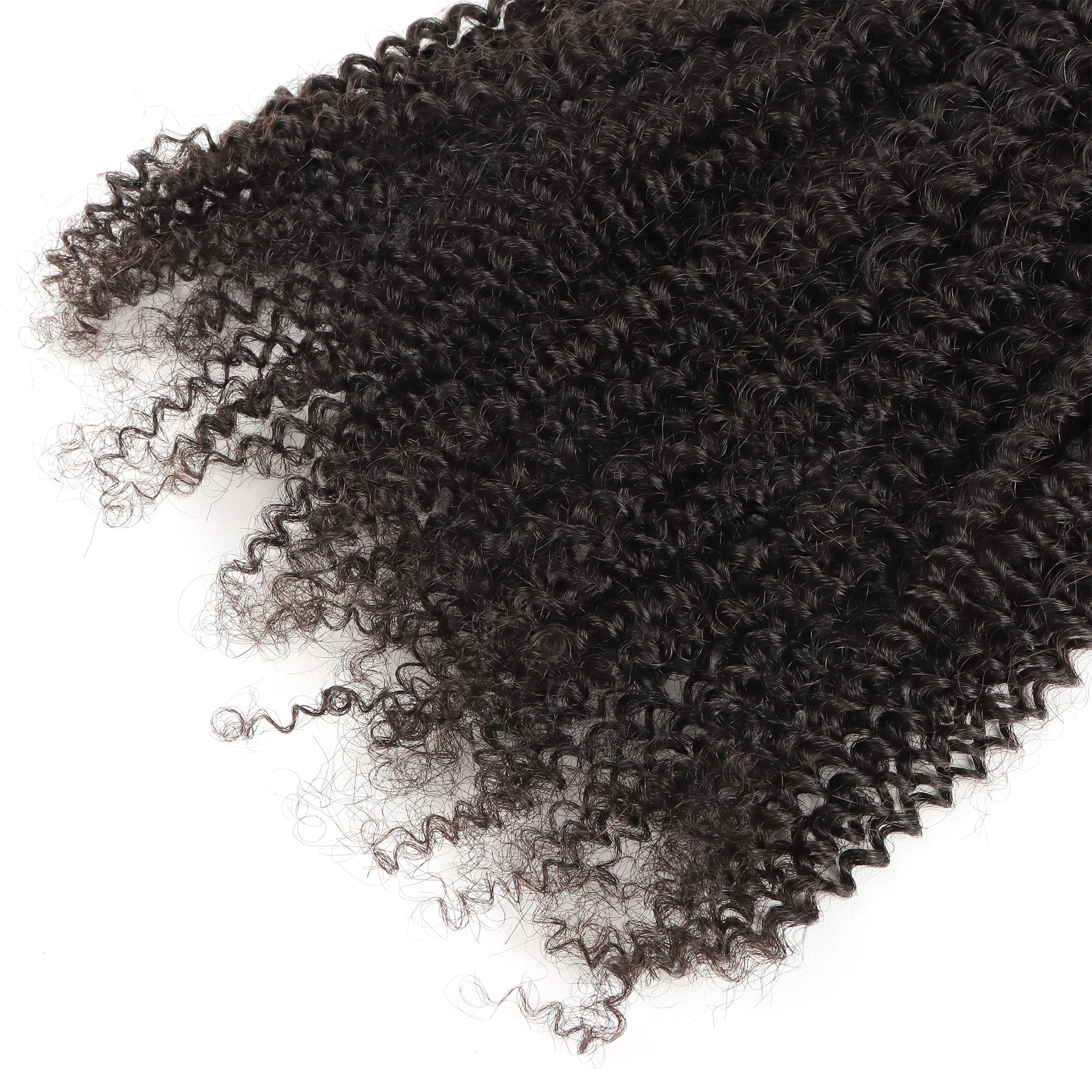 AHVAST kinky curly 100g hair bundles natural color high quality human hair for boho braiding remy extensions braids