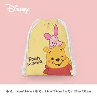 Anime Winnie the Pooh Backpack Cartoon Pooh Eeyore Tigger Student Nonwoven Drawstring Bag Kid Shower Supplies Storage Bag Gift 5
