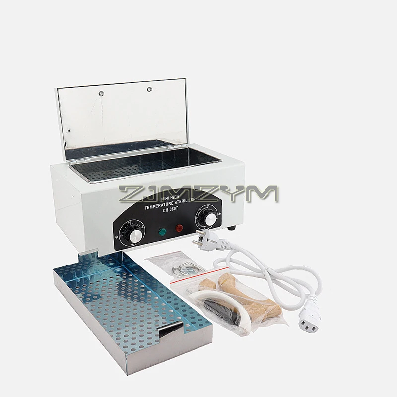 Dry Heat Sterilizer High Temperature Metal Tool Cleaning Box With Temperature Control & Timer, For Hair Salon Spa Nail