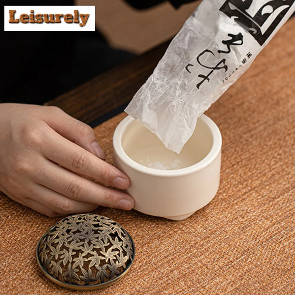 High End Fragrance Seal Gift Box Set Copper Seal Fragrance Complete Incense Path Entry Tool Seal Fragrance Tool Powder Gift box