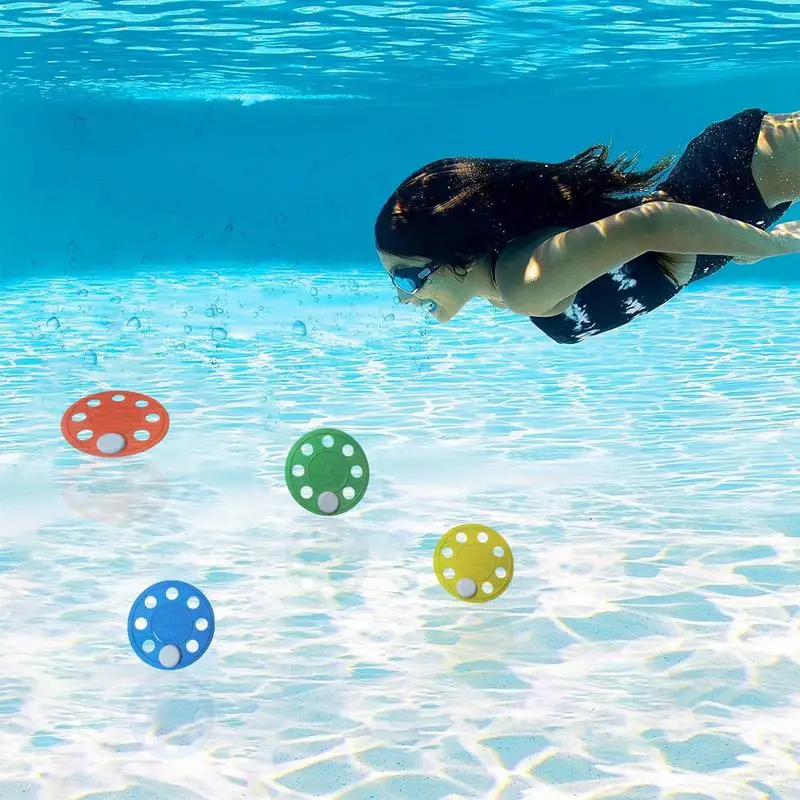 

Pool Diving Toys Underwater Discs Diving Toy Set Boys Girls Cute Pool Toys for Summer Colorful Water Toys for Swimming Pool