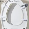 Solid Color Cartoon Sheep Toilet Seat Pad with Handle Soft Toilet Mat Cushion Toilet Sticker Universal Bathroom Accessories 3