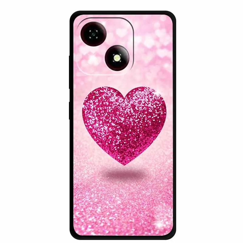 Luxury Black Silicone TPU Soft Back Cover Case, Fashion Coque Shell