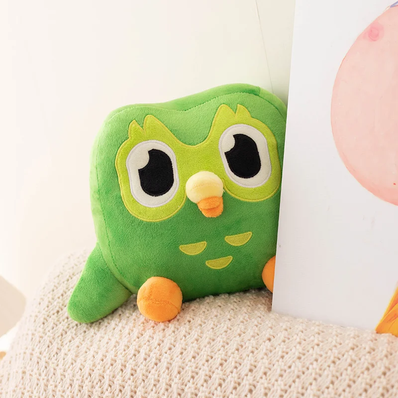 Green Duolingo Owl Plush Toys Duo the Owl Plushie Figure Cartoon Anime  Animal Stuffed Dolls Kids Birthday Christmas Peluche Gift - AliExpress