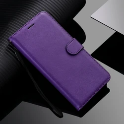 Leather Flip Wallet Card Case - Honor 30 Lite (Purple)
