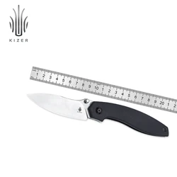 Kizer Hunting Knife V4639C1 Doberman 2023 New G10 Handle with 154CM Steel Blade Folding Knife for Men