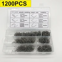 1200PCS Hot Stapler Staples For Plastic Welder Automotive Repair Welding Car Bumper Repair Welding Machine Tool Accessories 1