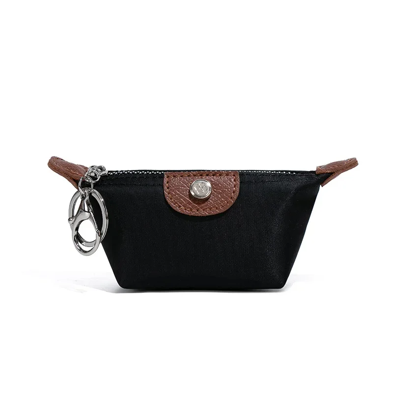 Delicate Mini Purse Dumpling Bag Portable Nylon with Leather Lipstick Coin Earring Earphone Key Pouch Designer Handbags leather coin purse leather hand bag
