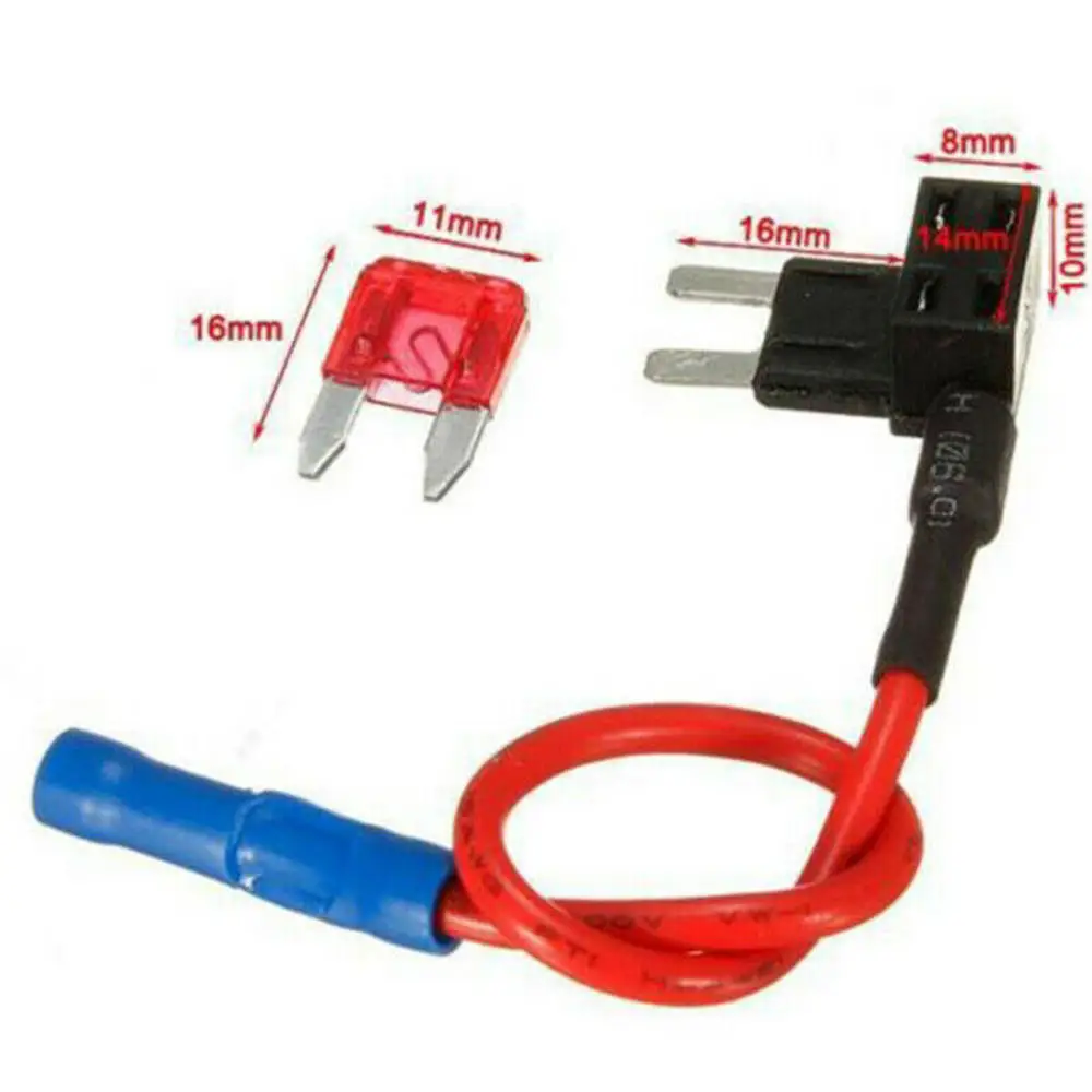 Car Fuse Box Add A Circuit Ato Atc Mini Blade Fuse Splice Holder Piggy Back Tap12v Fusible Alarm Accessories