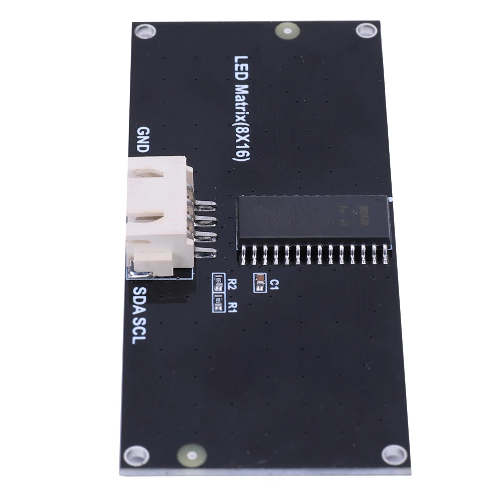 Ʈ LED  ÷ , I2C  Ʈ Ʈ , 3.3-5V LED ÷ , 4  ̾, 8x16, 1 