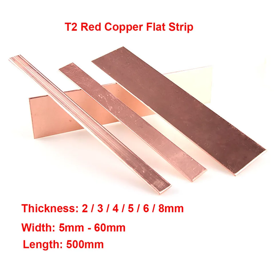 99.99% Pure Copper Sheet - 2mm X 100mm X 200mm Metal Plate For Crafts & Industry