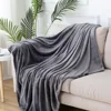 1pc Coral Fleece Blanket Simple Grey Blanket Soft Warm Throw Blanket Nap Blanket for Sofa Bed Camping Trip Office Pet Dog 1