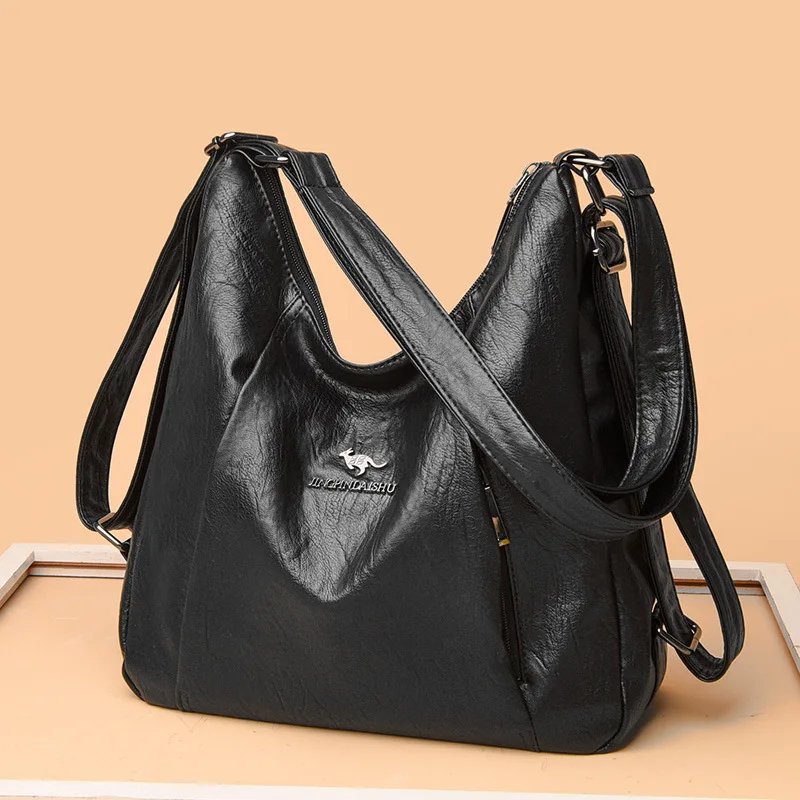 حقيبة كتف نسائية جلد PU متعددة الاستخدامات