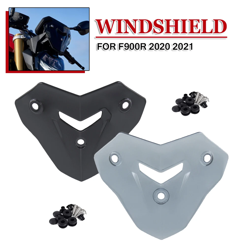

Windshield For BMW F900R 2020 2021 F 900R F900 R Motorcycle Fairing Windscreen Visor Baffle Street Bike Airflow Wind Deflector