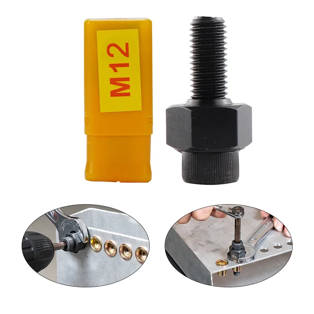 Rivet Nut Tool Rivet Nuts Set M3-M10 Hand Rivet Nut Head Nuts Steel Threaded Mandrel M3 M5 M6 M8 M10 For Metric