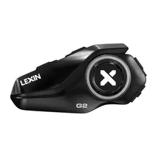 2022 yeni Lexin G2 motosiklet interkom kask Bluetooth kulaklıklar, Handsfree Communicator kadar 6 bisikletçi interkom FM radyo