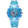 Watch Kawaii Melody Cinnamoroll Children LED Luminous Watch Kuromi HelloKittys Student Wrist Watch Kids Birthday Gift Toy 4
