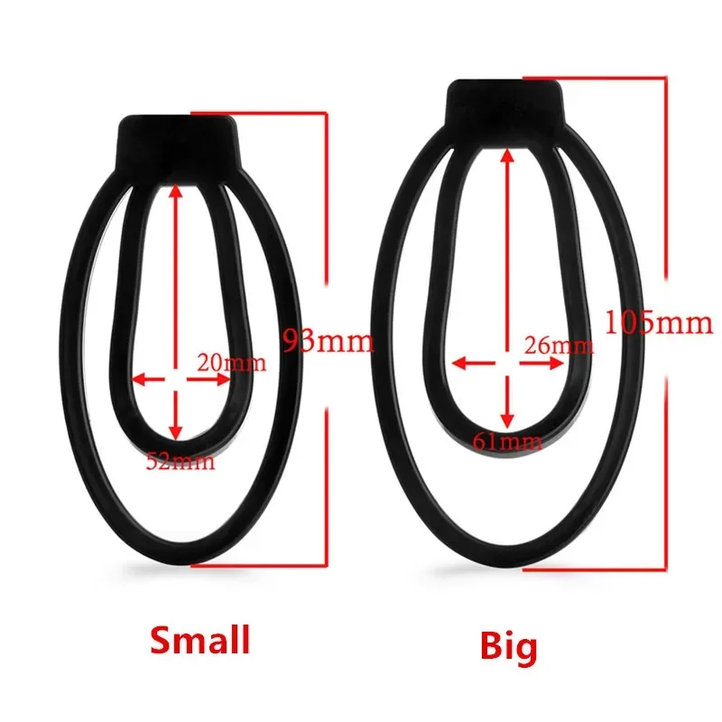Panty Chastity Clip Male Chastity Training Device Light plastic trainingsclip cockcage sexy toy for man