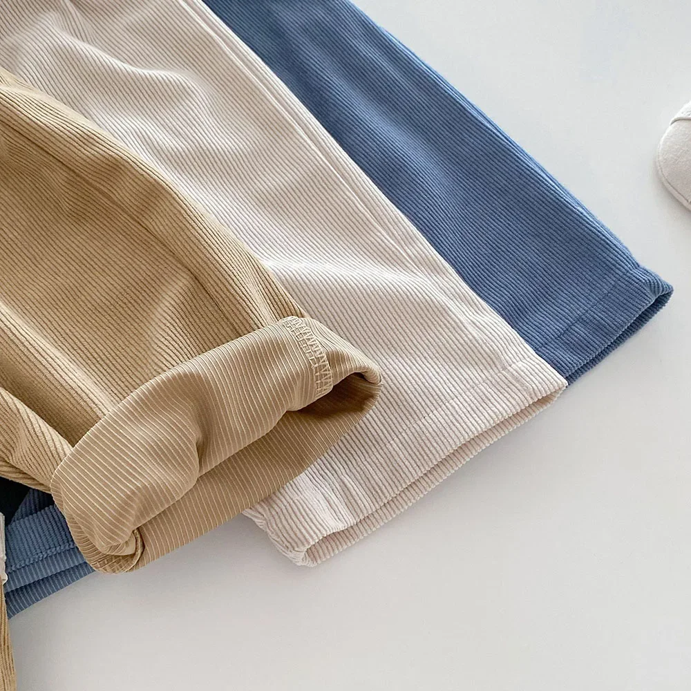 Corduroy Boys Pants Autumn Kids Trousers