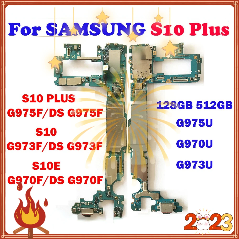 

For Samsung Galaxy S9 S10 Plus Logic Boards 128G 512G Unlock Motherboard