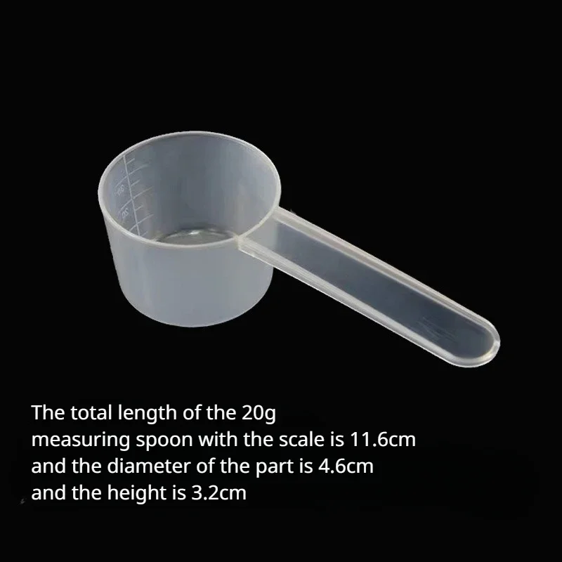 Plastic Metering Coffee Spoons with Scales Baking Utensils Milk Powder Laboratory Liquid Spoons Kitchen Accessories 50/60ml 1Pc kitchen measuring spoons measuring spoon set measuring cup and spoon set