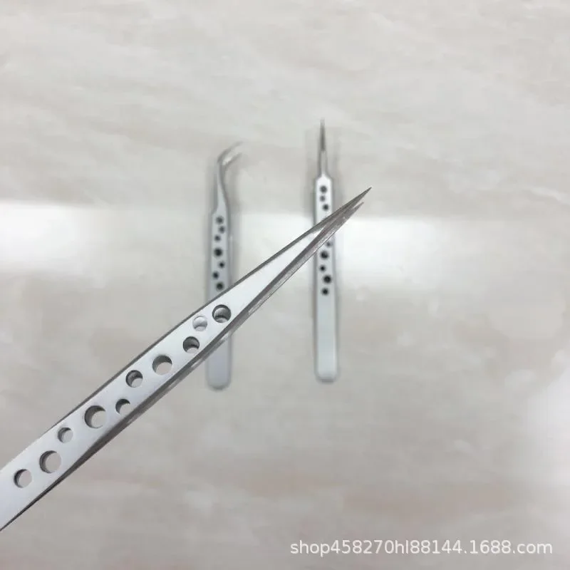 Precision Industrial Tweezers precision tweezers tweezer tool esd anti static tweezers soldering tweezers phone repair tweezers Anti-static Magnetic Stainless Steel Tweezers Set For Electronics Soldering Maintenance Hand Tools
