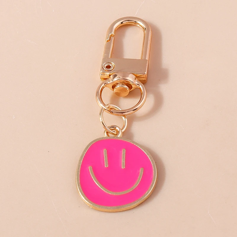 Schöner Lächeln-Gesicht-Schlüsselanhänger, Emoticon-Schlüsselanhänger, Anhänger für Männer und Frauen, Schlüsselhalter, Handtasche, Dekor, Anhänger, DIY-Schmuck, Geschenke – Detail 7