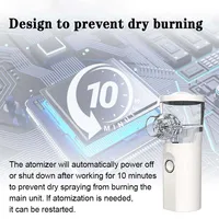 Machine nébuliseur à mailles portative pour enfant adulte avec USB, meilleur nébuliseur médical Portable pour inhalateur d'asthme, pulvérisation ultrasonique 2