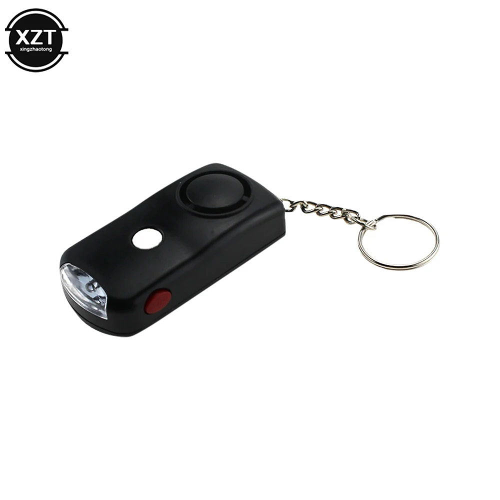 

130 db Safesound Personal Security Alarm Keychain Light Self Defense Electronic Device as Bag Decoration for Women Kids Girls