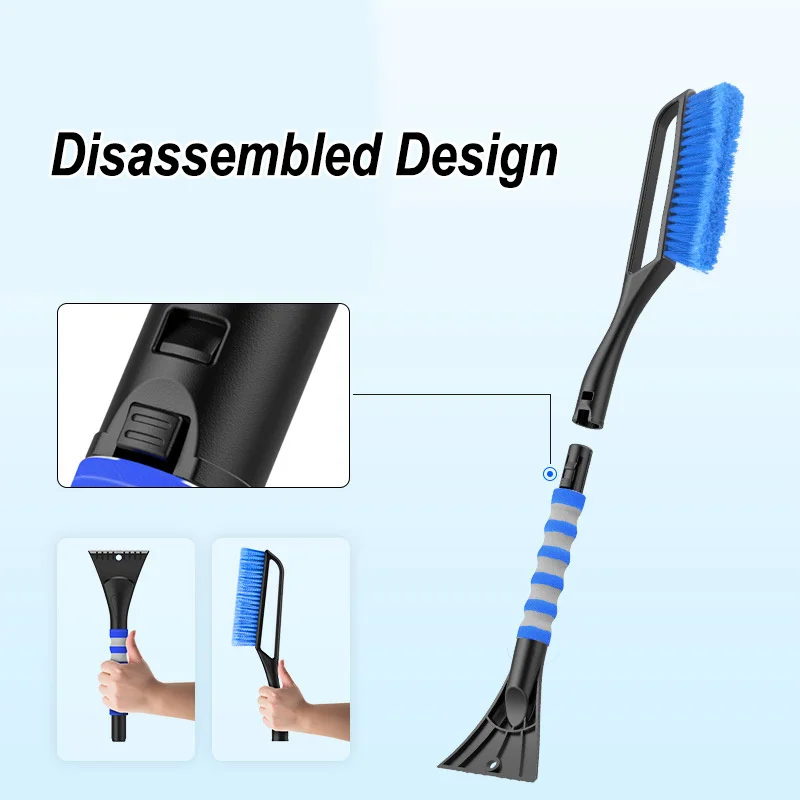 Quick Clean Snow Scraper for Car Winter Window Scraper for Car Stainless Snow Shovel Cool Accessories Gifts