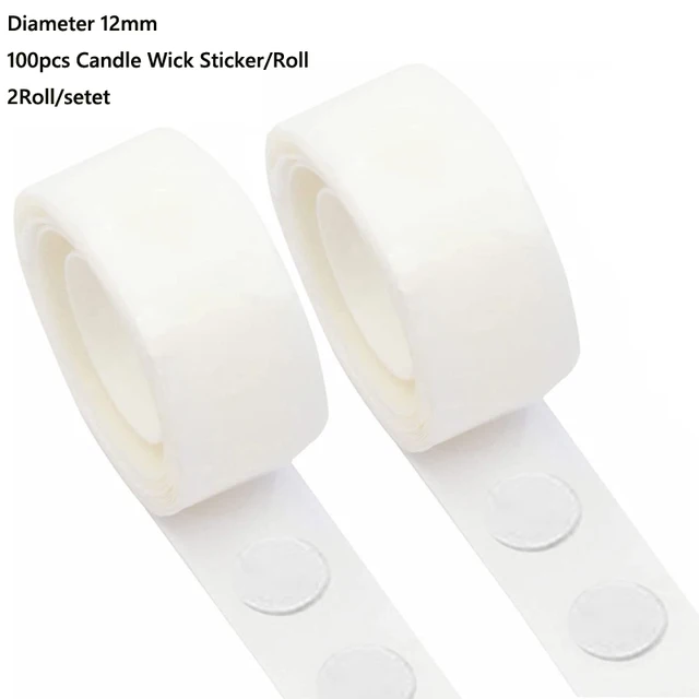 New Waxed Cotton Candle Wicks Set with Stand Original Smokeless Candle