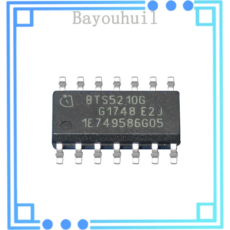 

10PCS BTS5210G New Original In Chip PG-DSO-14 Intelligent High-side Power Switch Chip BTS5210GXUMA1 BTS5210G