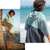Swimming Diving Hooded Bathrobe Thicken Changing Robe Poncho Keep Warm Microfiber Towel Wind proof Winter Surfing Quick Dry Coat 2