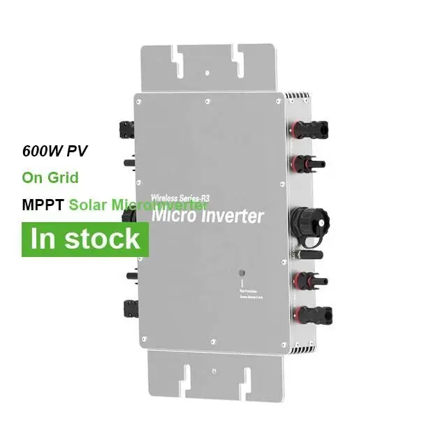Vendita Calda Wifi Microinverter 1200W Tie Mppt Pv On Grid Tie Sistema Di Pannelli Solari Wifi Balcone Sistema Solare Micro Inverter Solare