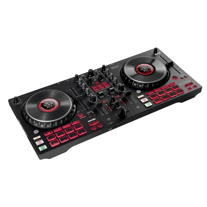 디지털 효과가 있는 믹서 트랙 프로/플래티넘 FX DJ 디스크 플레이어 컨트롤러, USB 지원, 6인치 대형 휠, 전문가용 DJ 컨트롤러