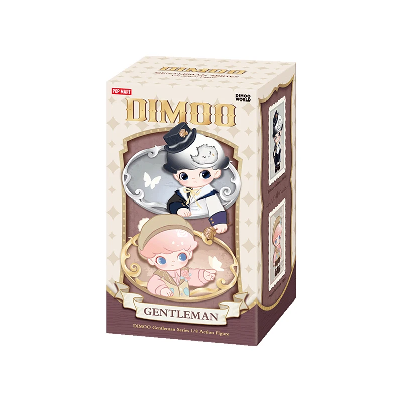 Genuine Popmart Dimoo Gentleman Series 1/8 Blind Box Toys Cute