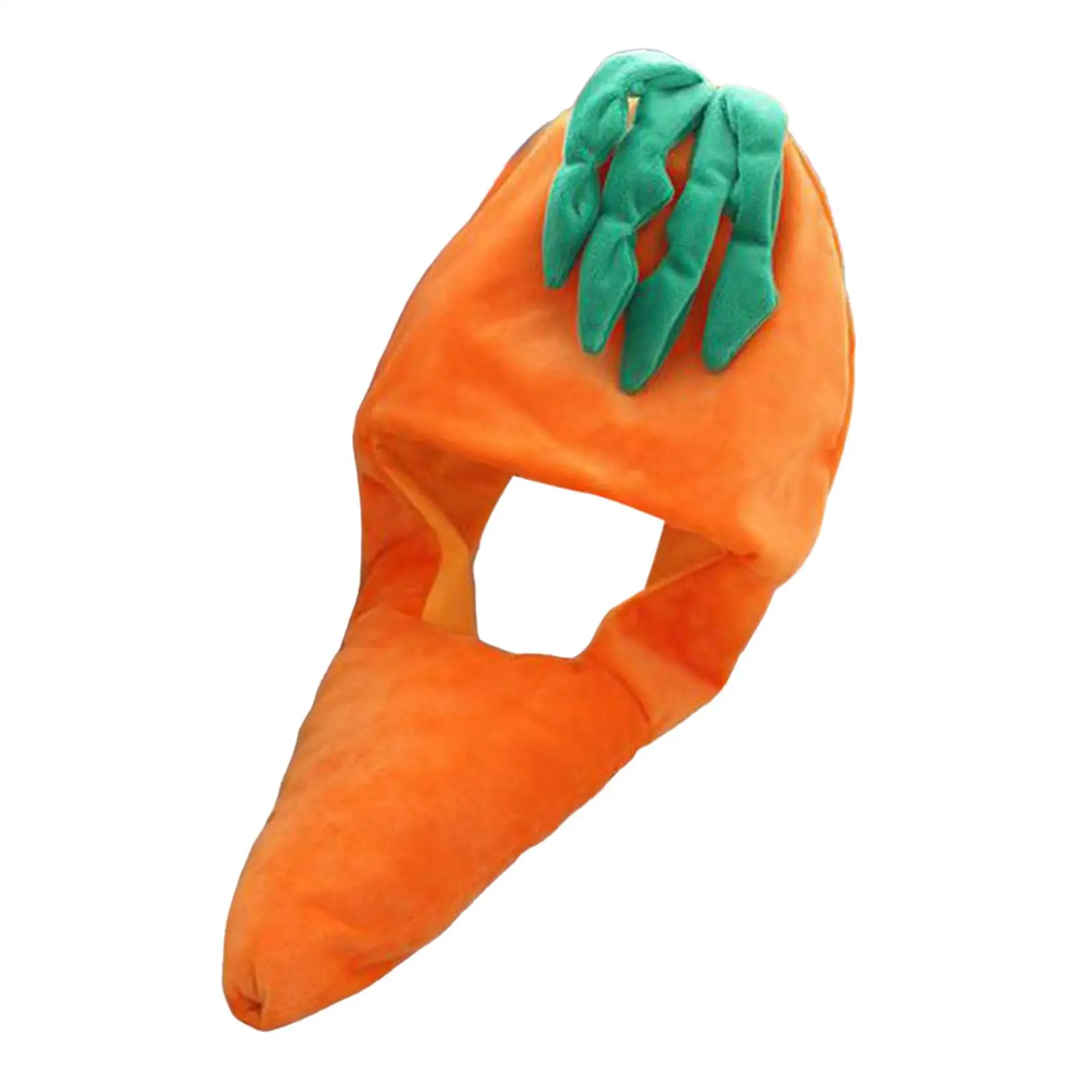 Carrot Plush Hat Stuffed Toy Headgear Headdress for Women Men Adults Kids