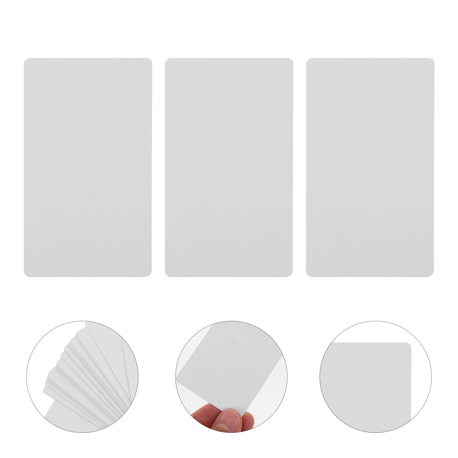 

Paper Cards Blank Flash Cards DIY Kraft Paper Message Note Business Cards Vocabulary Word For Home Office Leave A Message