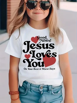 Jesus Loves You Girls Christian T-Shirt