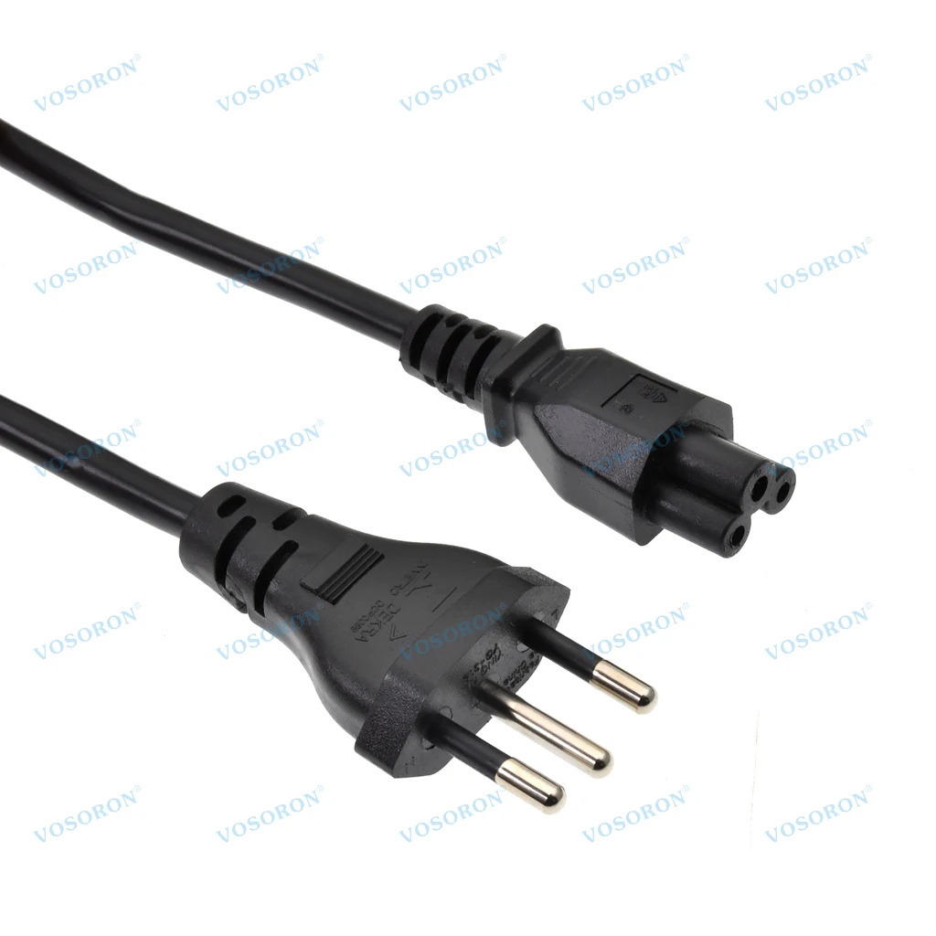 브라질 NBR14136 플러그 전원 케이블, IEC320 C5 AC 전원 코드 브라..