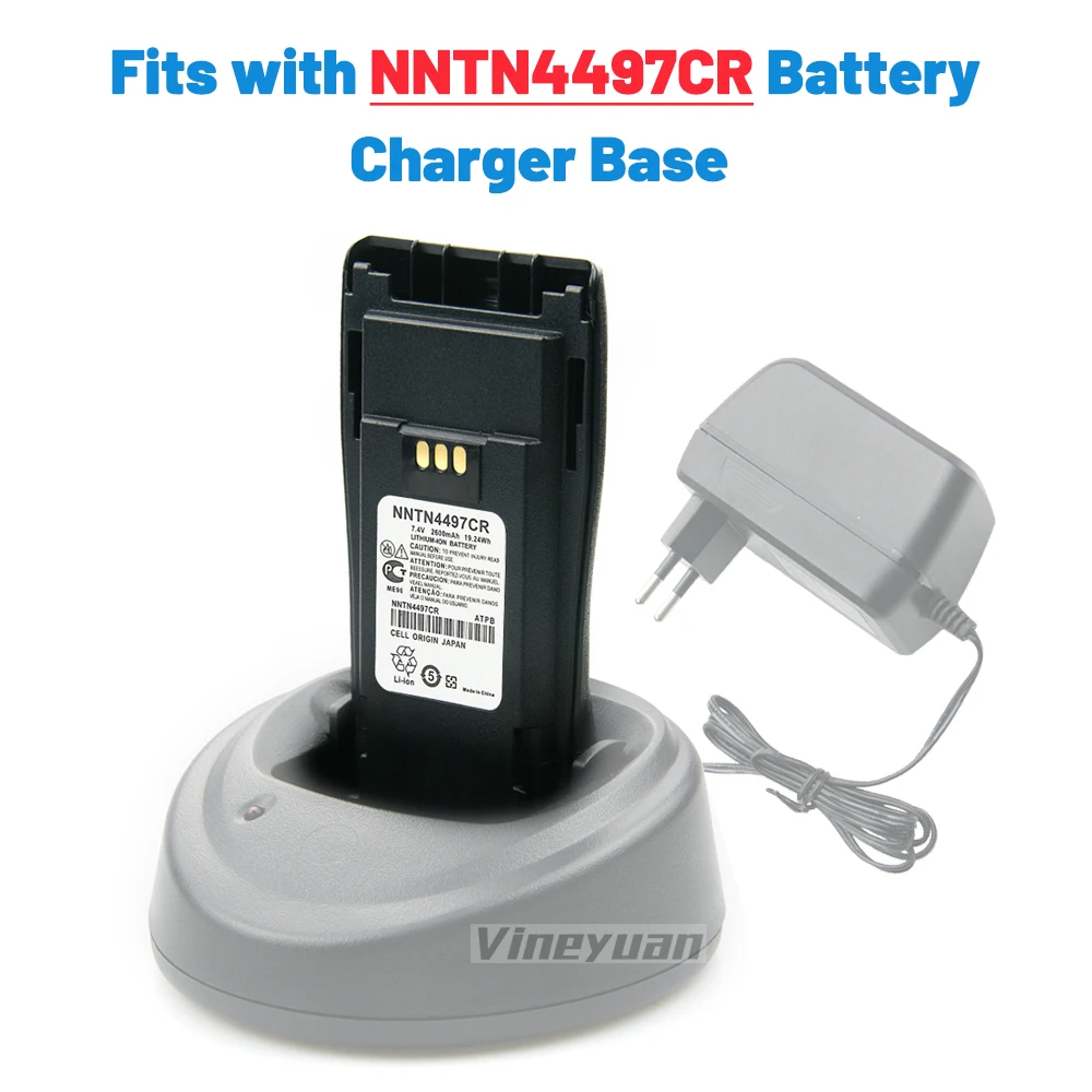NNTN4497CR 2600mAh Li-ion Battery For Motorola CP200 PR400 EP450 DEP450 CP140 CP160 CP180 CP250 GP3688 GP3188 Radio HighCapacity 6