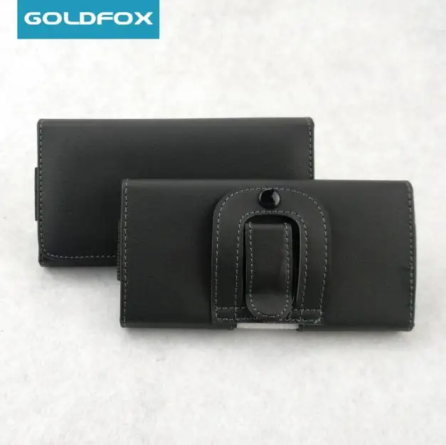 Leather Phone Case with Waist Belt Holster for Men – Universal Fit for 5.0-6.5 inch Mobile Phones
