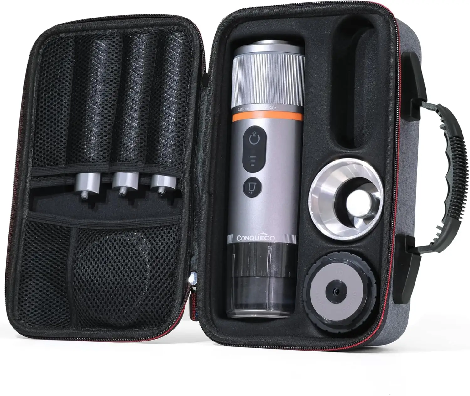 Portable 12V Espresso Machine with Battery-Quick-Heat Car Coffee Maker for Camping, Hiking, RV & Office