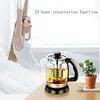 Portable Water Kettle Health Glass Kettle 1.2L Tea Maker Electric Teapot Insulation Electric Water Cooker Water Boiling Pot 220v 3