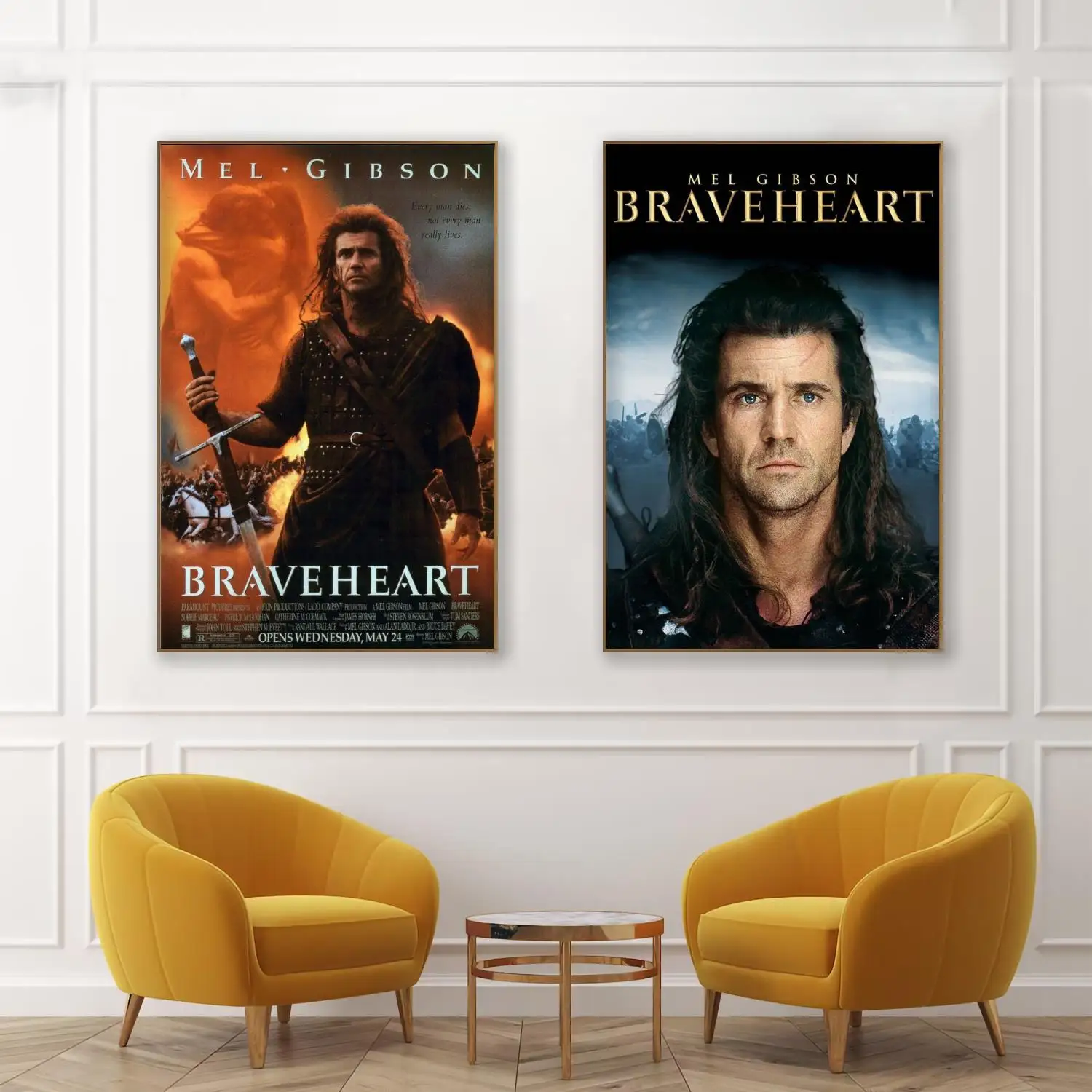 

braveheart Movie TV show Anime Decorative Painting Canvas Poster Wall Art Living Room Posters Bedroom Painting